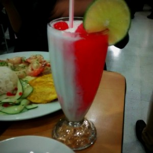 Limonada de coco y limonada cerezada