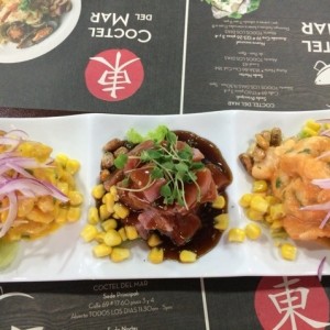 Trilogia de ceviches