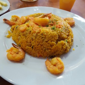 Arroz con camarones