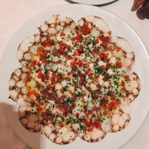 carpaccio de pulpo