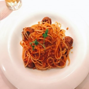 spaguetti meat balls