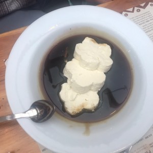 Cuajada con melao