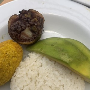 Arros y morcila 