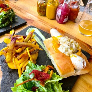 salchicha de pollo