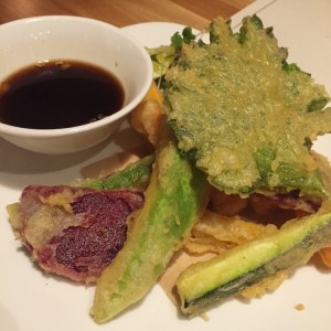 Vegetales tempura