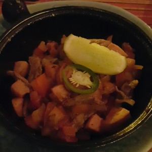 carne y pico de gallo