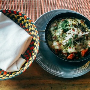 Tacos de chorizo con queso
