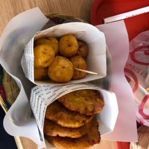 Papas criollas y patacones