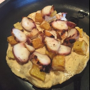 Tostada de pulpo
