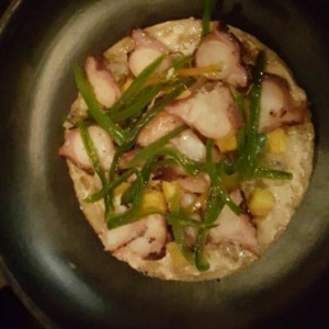 Tostada de pulpo