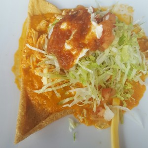 Crepe de pollo mexicano 