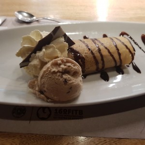 crepe de nutella y fresa 