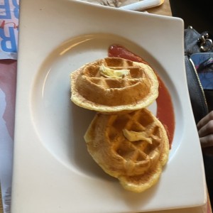Wafle de yuca 