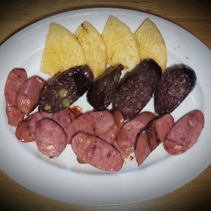Chorizo con morcilla 