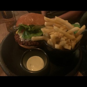 hamburguesa vegetariana