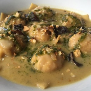 ravioli de zapallo con ricotta