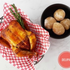 pollo asado delicioso 
