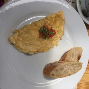 omelette de esparragos