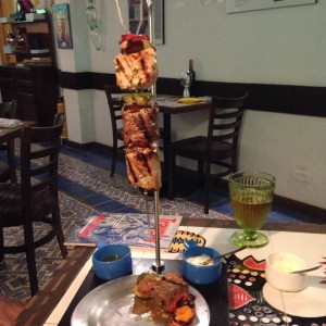Espetada de carnes