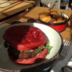 hamburguesa vegetariana 