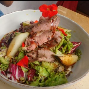 Ensalada de Rotbef que no recibimos los comensales