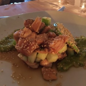 Tartar de salmon 