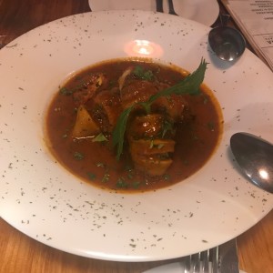 calamar relleno del morcilla