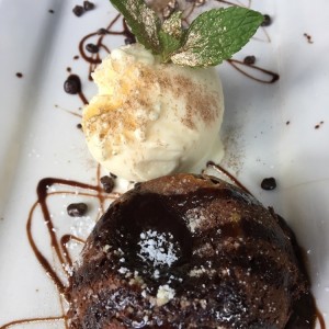 Volvan de chocolate 