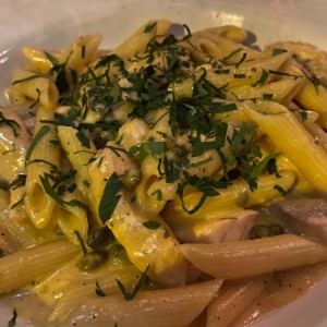 penne salmon al vodka