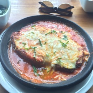 milanesa de pollo a la parmesana 
