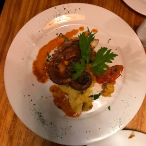 Pulpo a la parrilla
