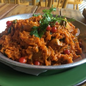 Arroz atollado Vegetariano