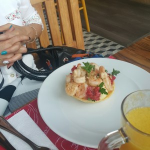 camarones en mantequilla 