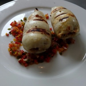 calamares rellenos de quinoa