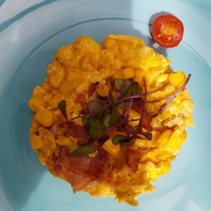huevos con maiz