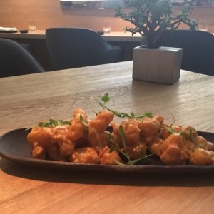 Camarones tempura