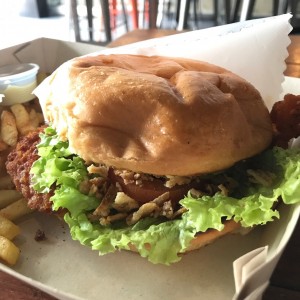 hamburguesa de pollo