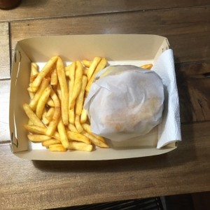 Hamburguesa doble en combo