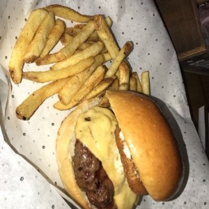 Smoking burger