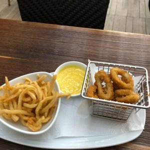 Calamares rebozados