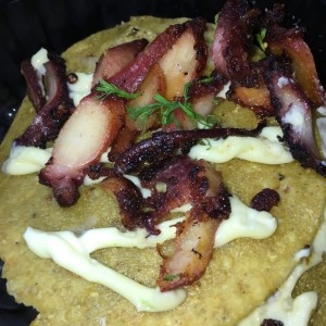 tostadas de pulpo