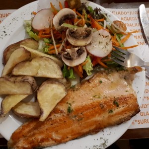 trucha alioli