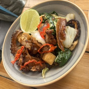 Pulpo crujiente 