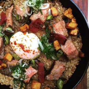 Arroz con carne
