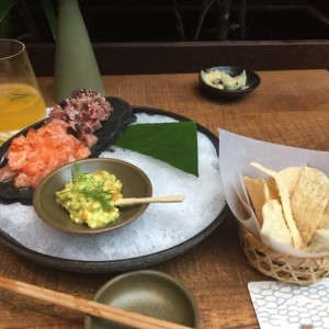 tartar de salmon y atun