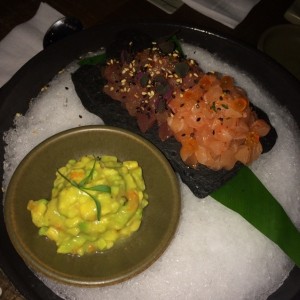 tartar de Atun y salmon 