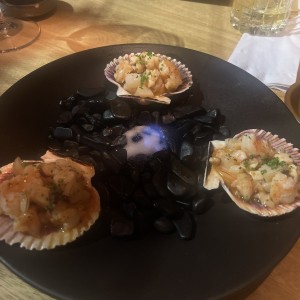 Camarones con ajo