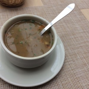 sopa de frijol