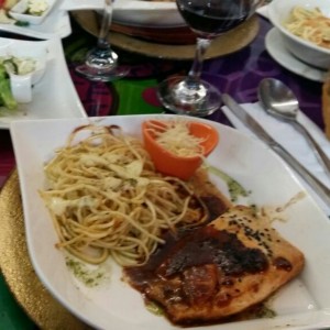 Salmon con cafe