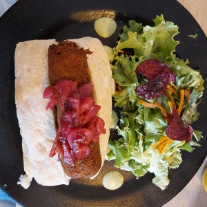 Perro caliente vegano